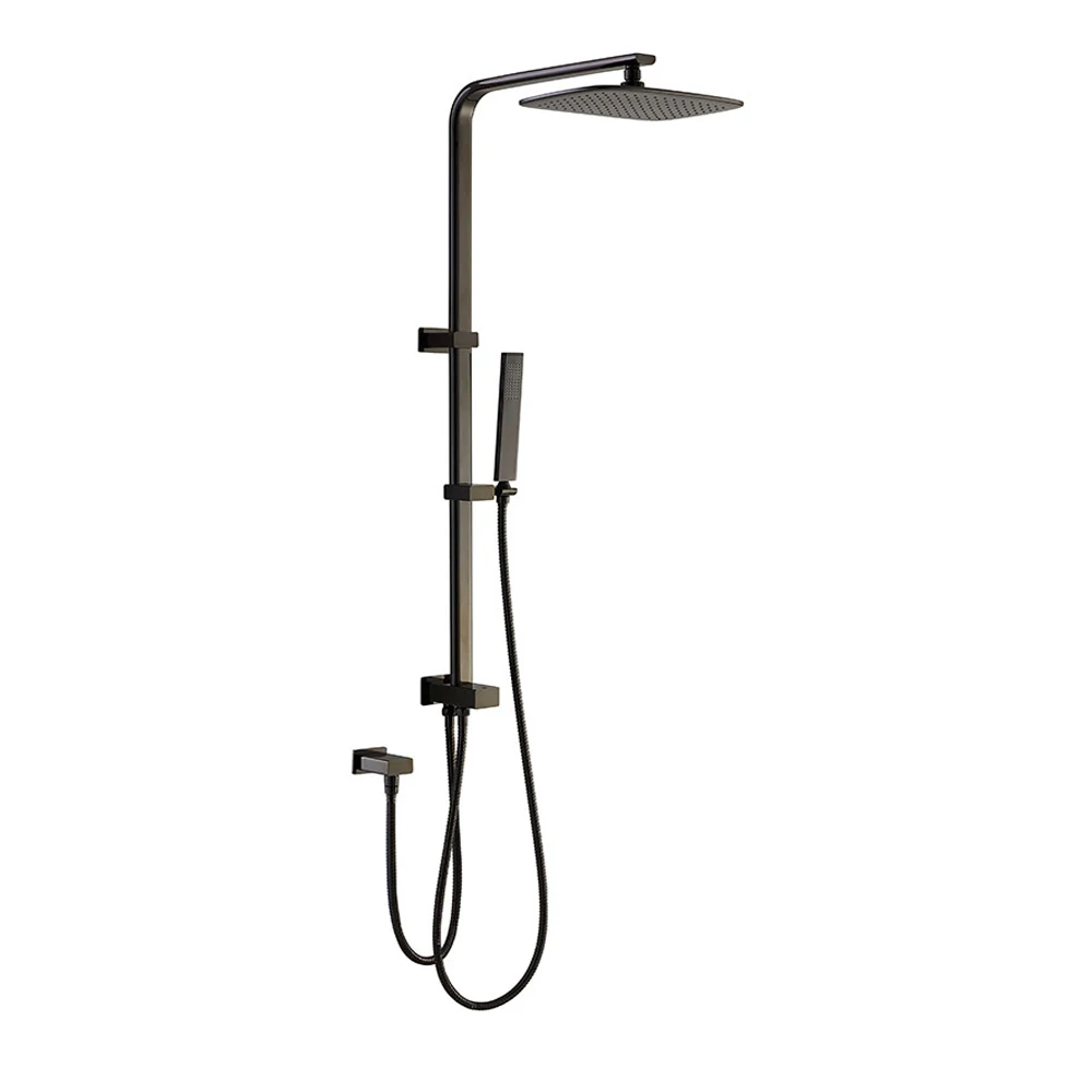
Watermark brass ionic shower head CBT035-350 sanitary ware black shower set 