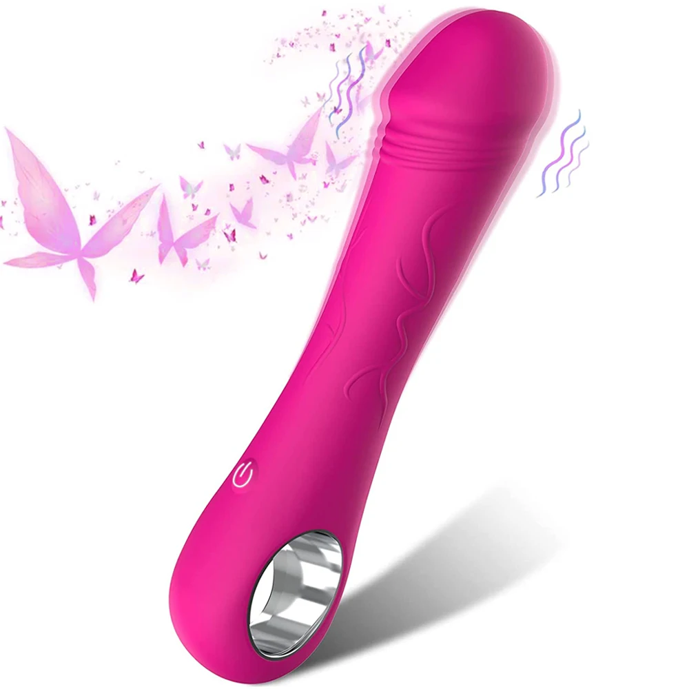 Multi-functional Vibrator Realistic Design Simulated Silicone Dildo Vibrator for Women