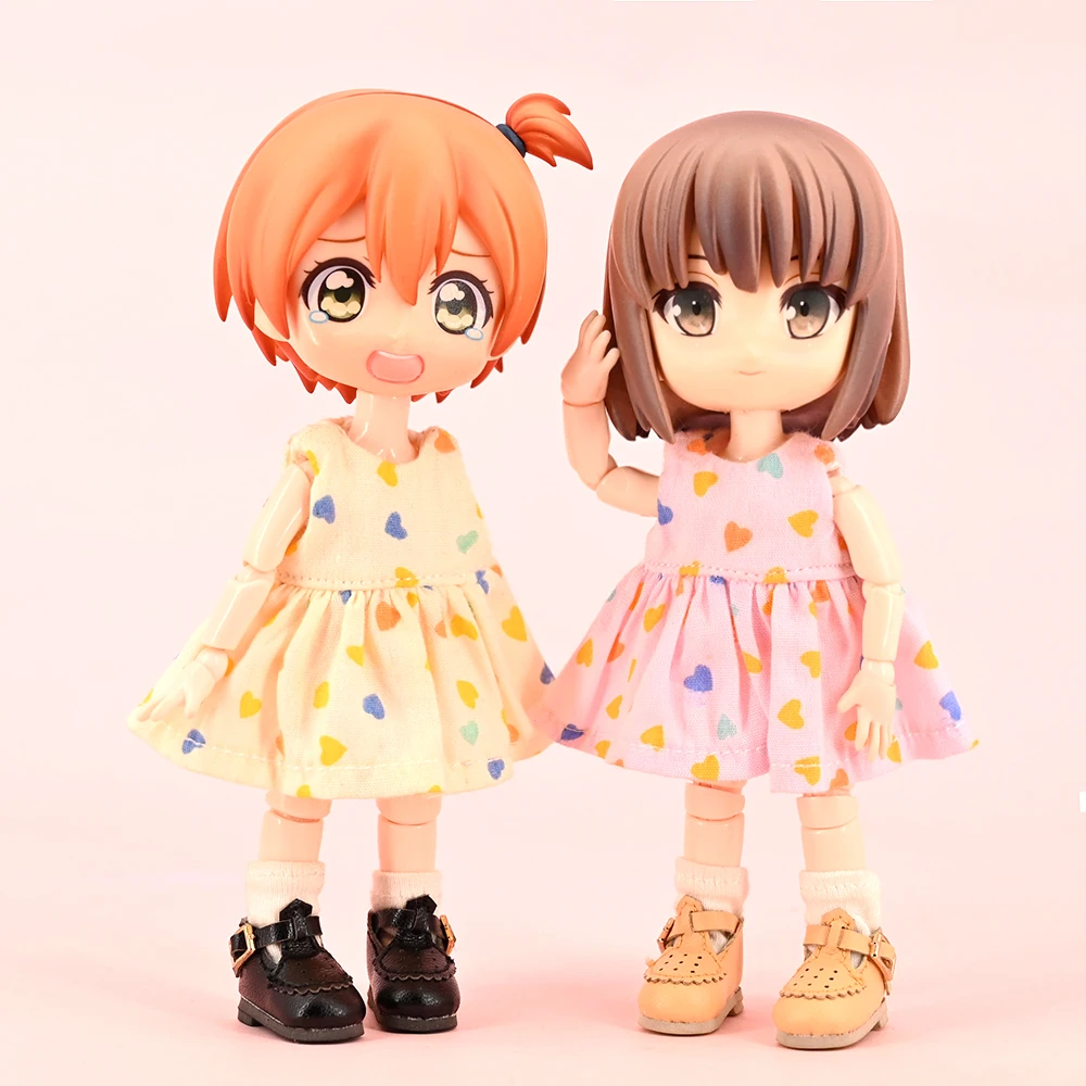 Кукольная обувь на заказ несколько нарядов парные 1/12 Ob11 Модная Кукла различные стили цвета модное Кукольное платье шарнирная одежда