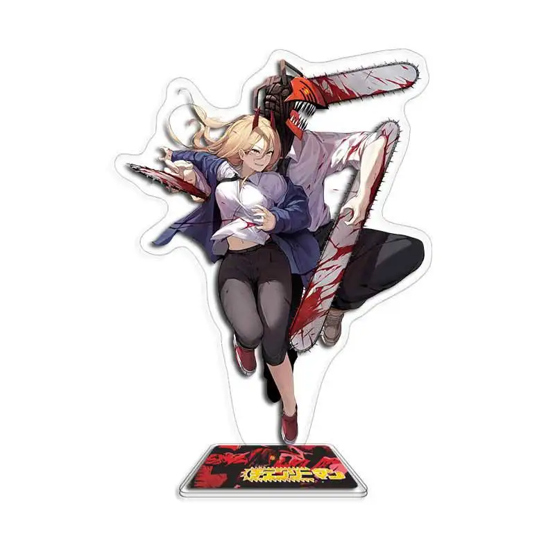 24 Color 15cm High Quality Anime Denji Makima Power Aki Hayakawa Pochita Acrylic Stand for Decoration As Promotion Gift