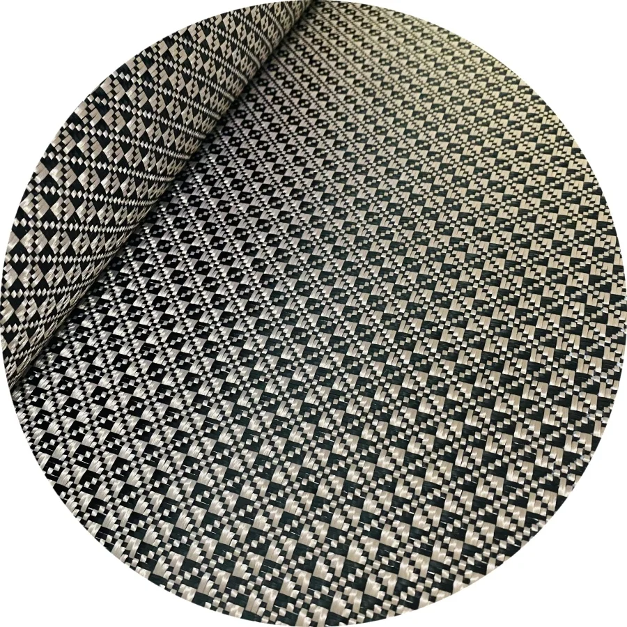 Camera coated   carbon fiber Aramid fabric, golden Small black box Jacquard cloth Automotive interior cladding