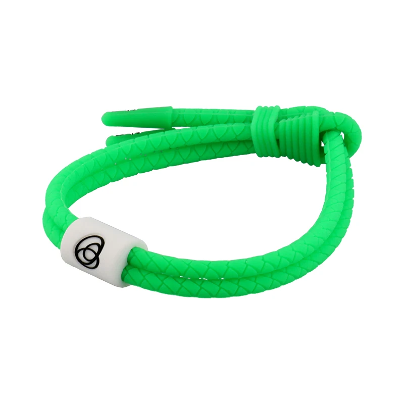 P205 wholesale freely match negative ion healthy bio tourmaline far infrared minerals men women silicone wristbands bracelet