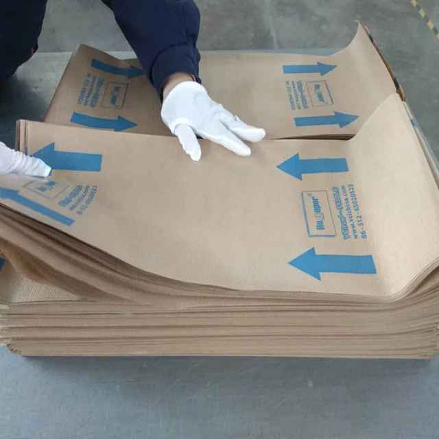 
VCI Crepe Paper Coated PE for metal prevent metal from corrosion and has good moisture-proof, oilproof and tensile properties 