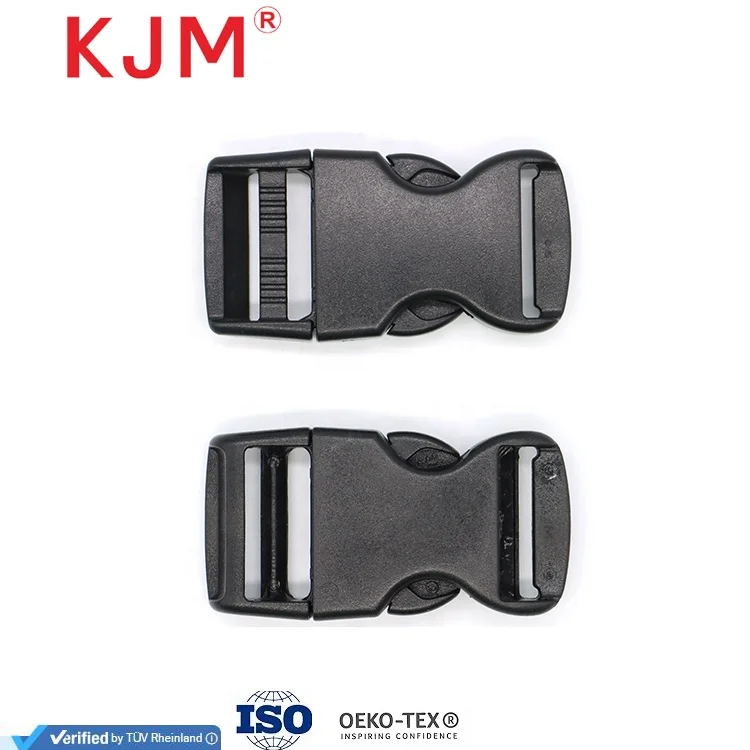 Регулируемая черная боковая быстросъемная пряжка с логотипом на заказ безопасная нейлоновая лямка пластиковая пряжка для ремня