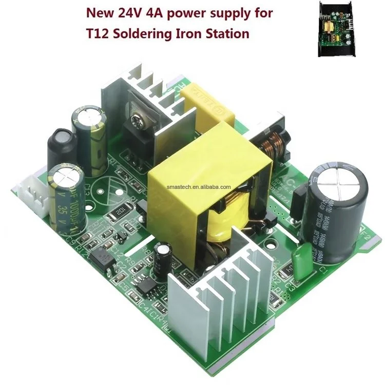 AC-DC 108W преобразователь переменного тока 110 В 220 к DC 24V 4.5A плата питания трансформатор для T12 OLED LED электрическая паяльная