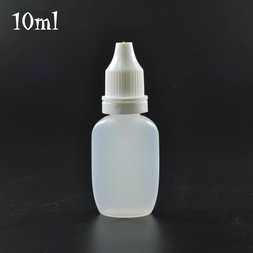 10 ml 20 ml 30 ml 50 ml 60 ml 100 ml Little small squeeze mini condiment factory price bottle for eye dropper