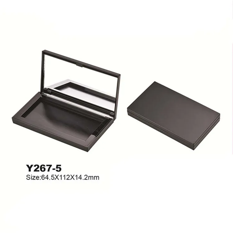 Single color magnetic makeup palette eyeshadow container packaging Y267-5 custom sombras eyeshadow palette case
