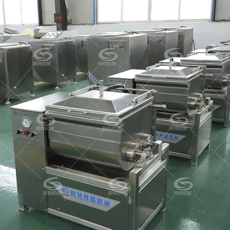 Stainless Steel 100kg Sausage Stuffing Mixer Commercial Horizontal China 100l 70l 50l Pork Meat Mix Machine