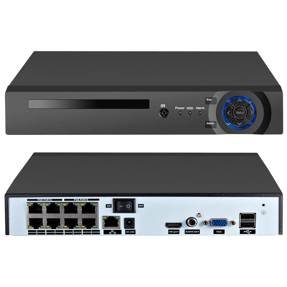 KERUI Распознавание лиц POE NVR 8CH 5MP Беспроводной безопасности камера системы открытый IR-CUT видеонаблюдения