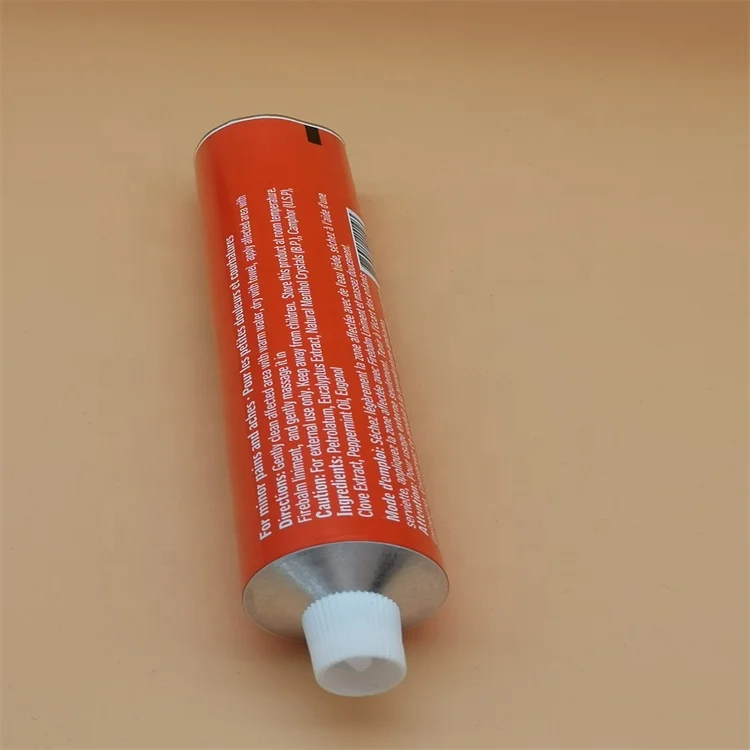 10ml 100ml Pure Aluminum Tube Collapsible Metal cosmetic tube  for Hair Color toothpaste Packaging