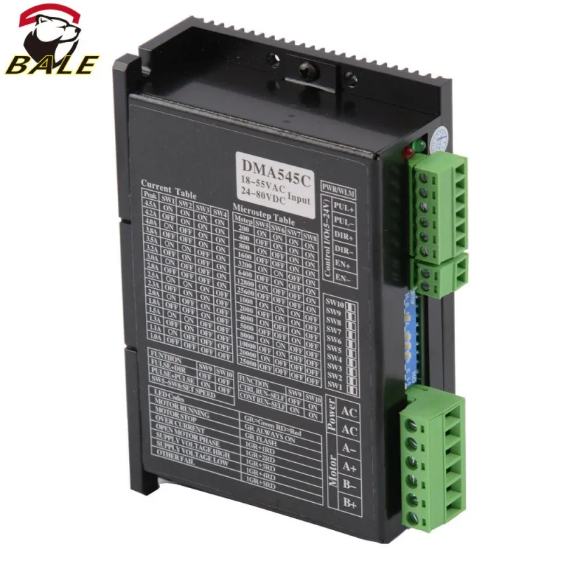 Digital 2 Phase Stepper Driver 110-230V AC 0.7A-7.0A for NEMA 42/43/51/52 Stepping Motor