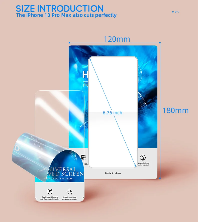 Capa De Uso De Alta Calidad 0.2 MM Super Grueso HD MATE Clear Tpu Maquina Para Micas De Hidrogel Privacy Al 2023