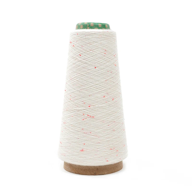 
Nep yarn 60% cotton, 40% polyester cotton blended fancy yarn for knitting 