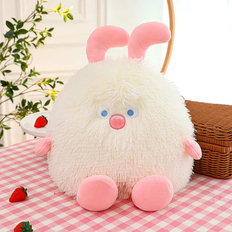 Cute Elf little monster plush toy big-eyed monster doll long-haired gift forgirls plush pillow