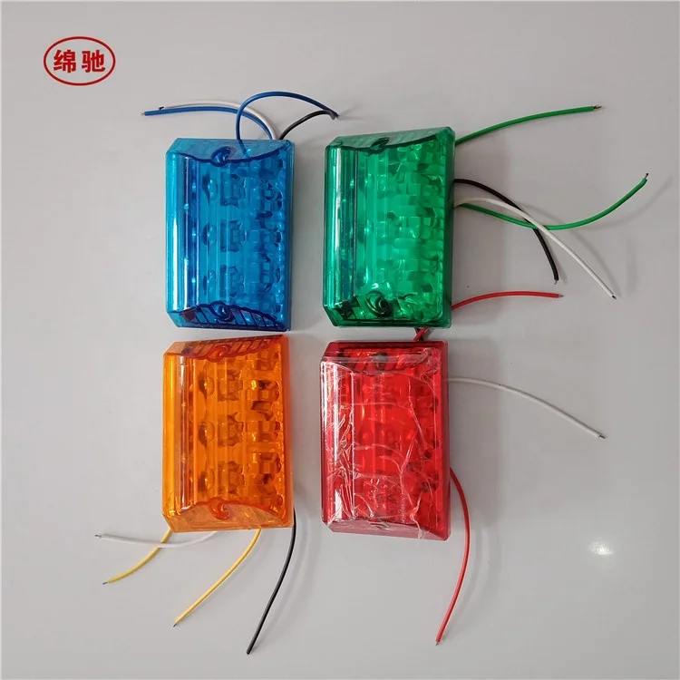 Заводские Высококачественные 24v светодиодные боковые габаритные огни для грузового прицепа