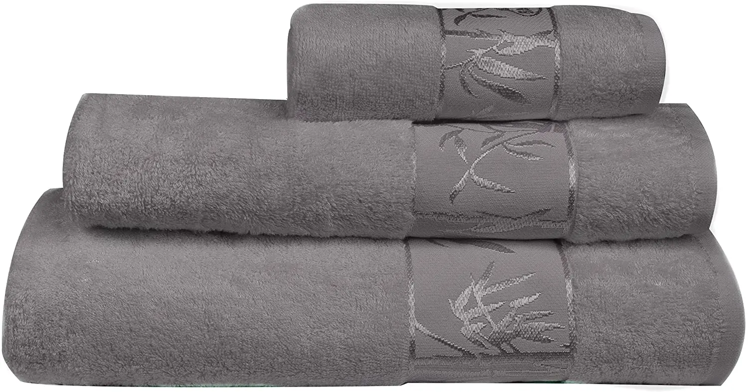 Luxury Bamboo Cotton Towel Absorbent Face Towel Soft Hand Towel for Hotel Home Spa