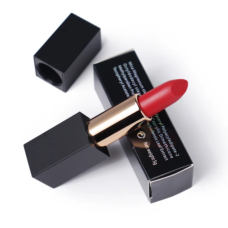Customized makeup make your own Private Label Long Lasting Smooth Vegan Cosmetic Waterproof Matte Lipstick