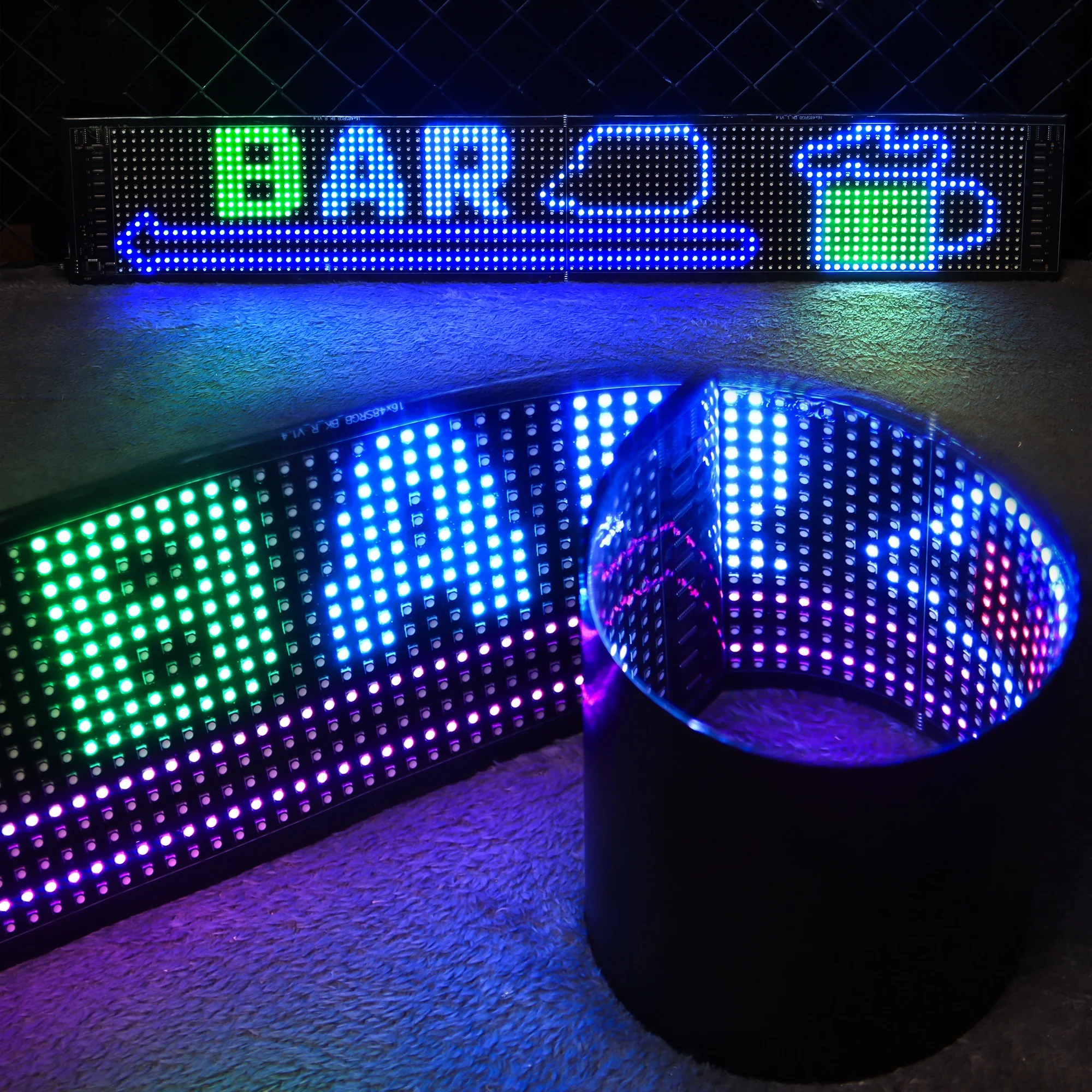 Advertising Back Window Flexible Led Display LED Matrix Pixel Panel Smart for Car Stores Parties Bars