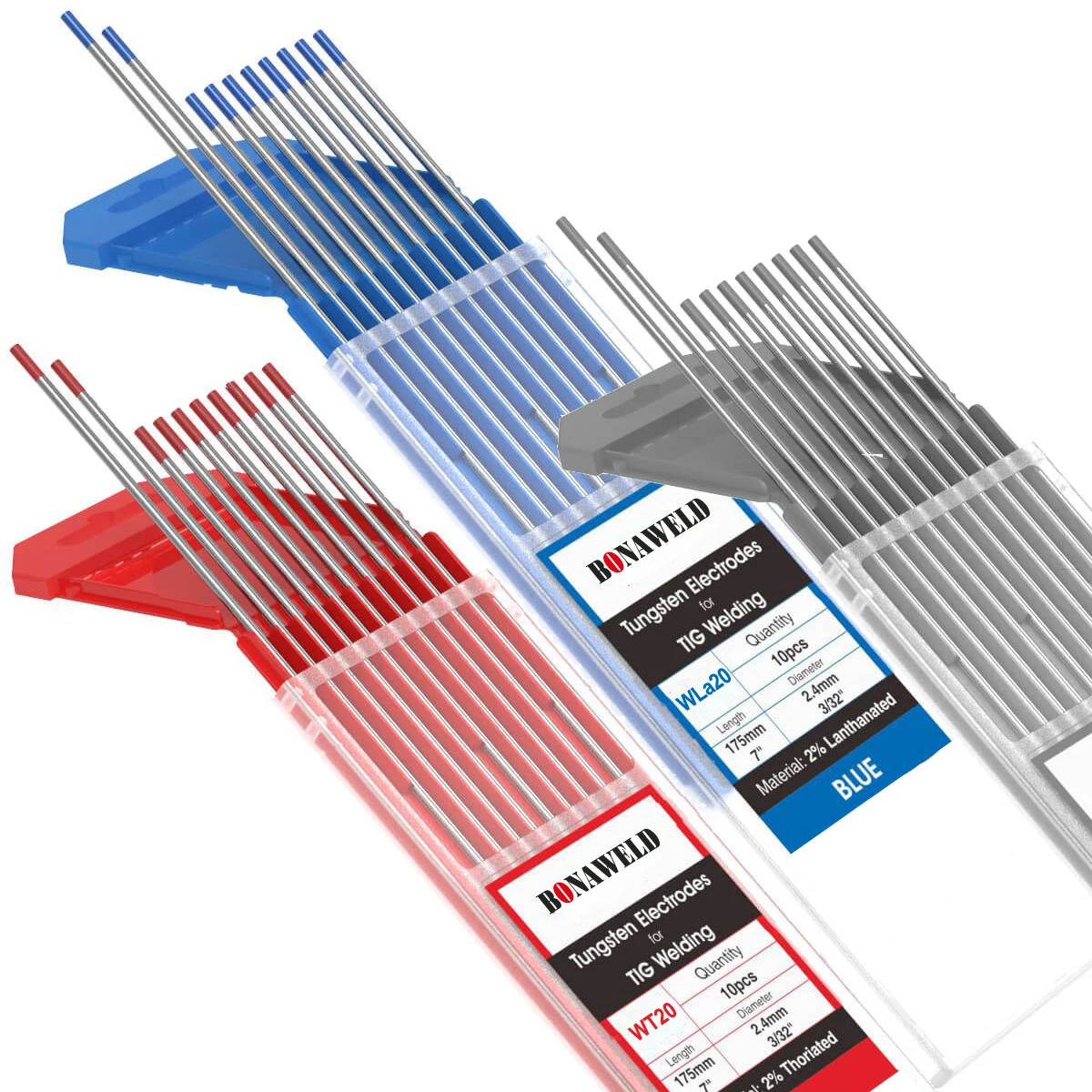 wz3 tungsten electrode 2.4 mm tungsten elektrot electrode mix color tig welding tungsten rod