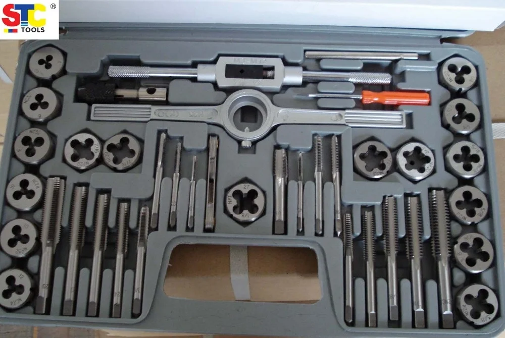 20pcs tap and die set HSS alloy steel screw thread tap thread rolling die tap&die