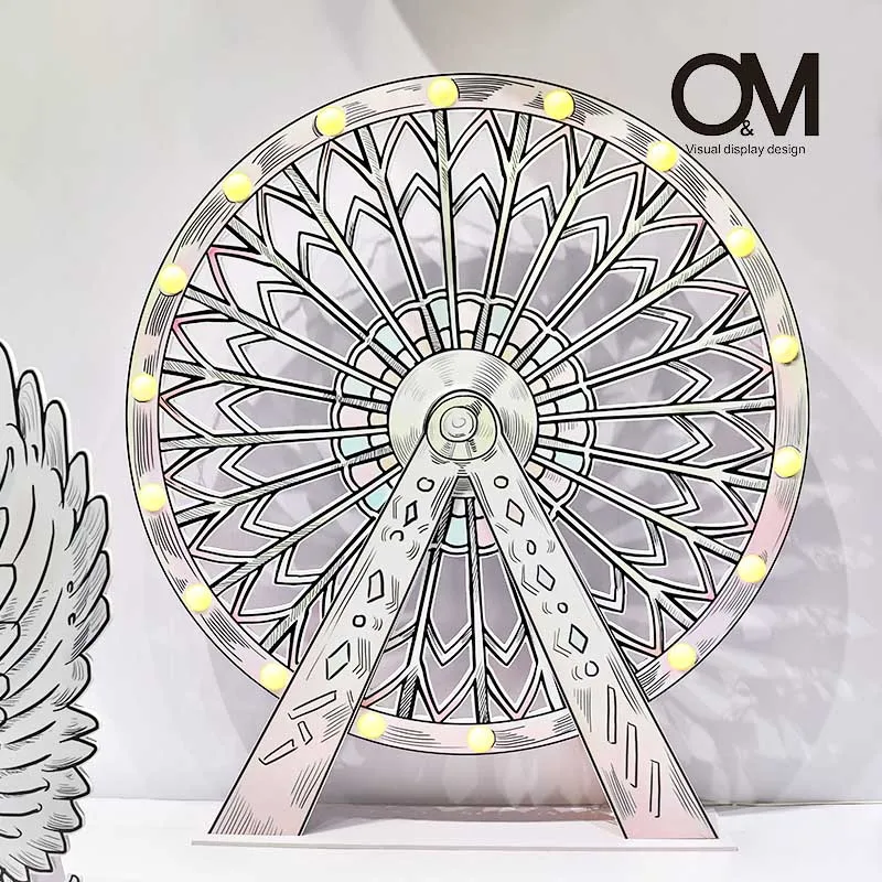 O&M Display Design Carousel Props Store Window Display Decoration Window Display Props
