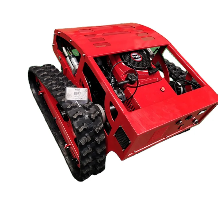 brushless reel lawn mower remote control crawler electric lawn trimming weeding mower pastoral lawn mower