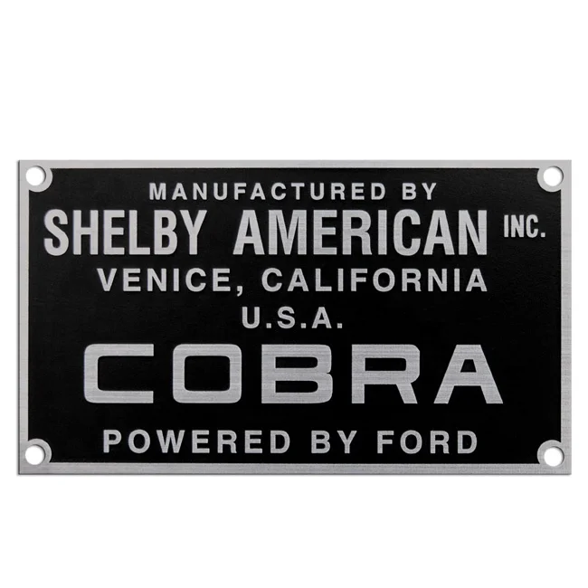 Custom Metal Brand Logo Label Tags Nameplate 3d Aluminium Logo Plate