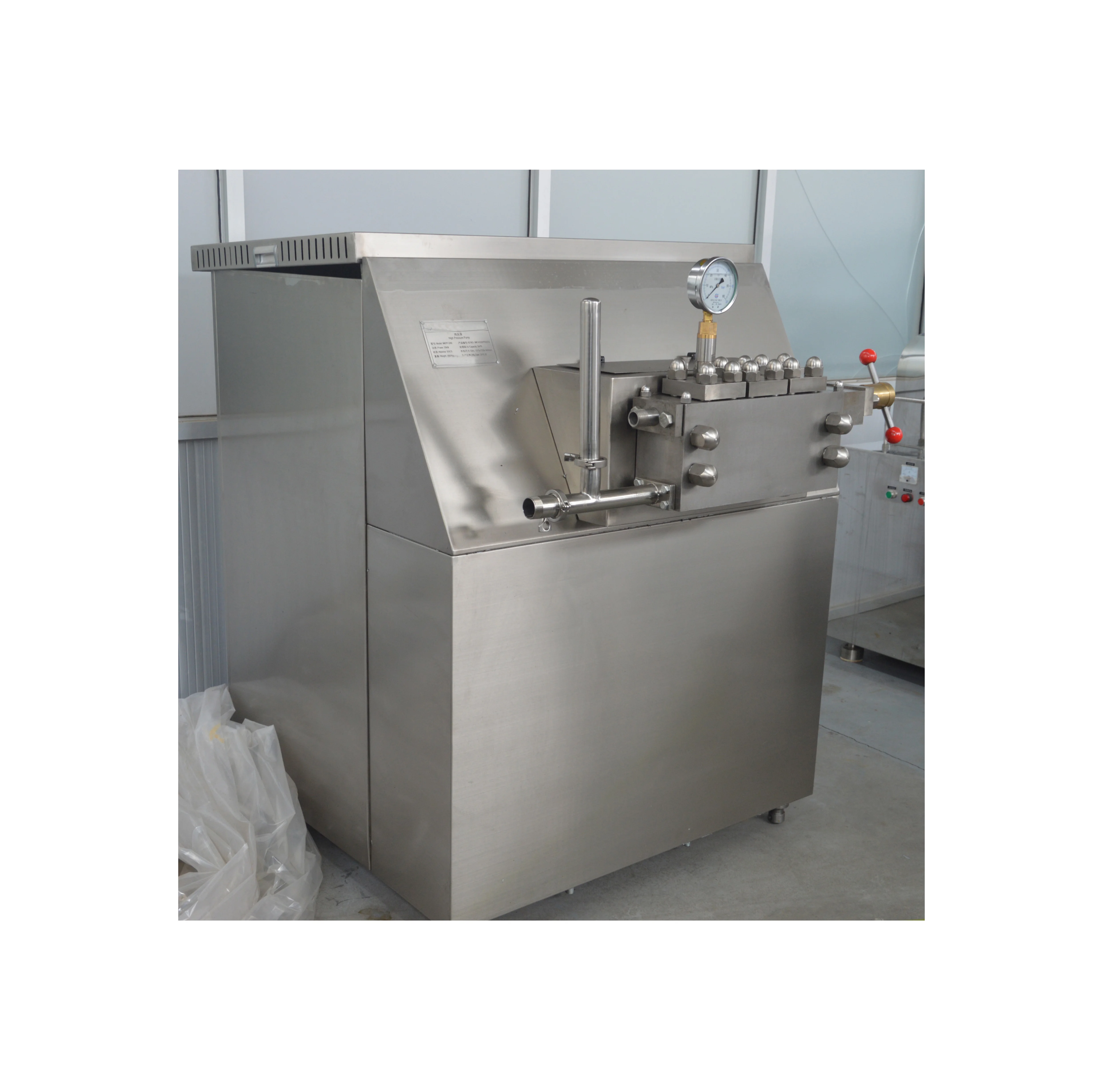 Food Sanitary Stainless Automatic 1000L Per H Dairy Yoghurt Yogurt Homogenizer