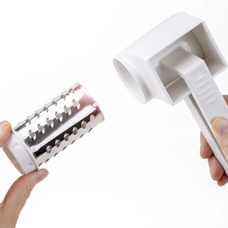 Trader Premium Quality Abs Ergonomic Hand Operated Slice Veggie Kitchen Cheese Maker Rotary Cheese Grater