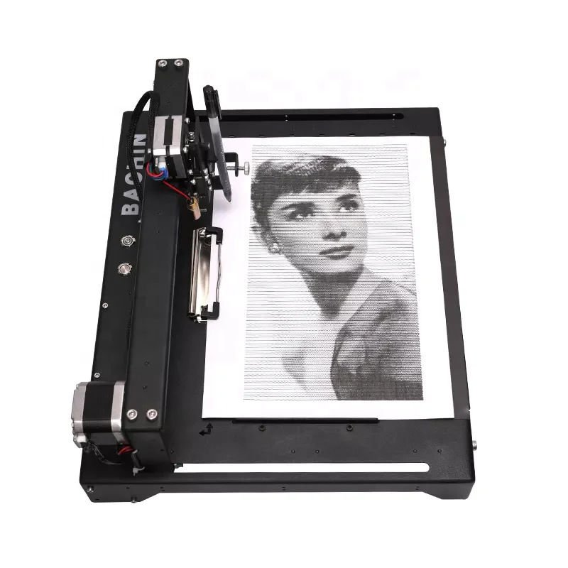 2022 BACHIN diy Pen Drawing Writing Robot Handwriting Machine Corexy XY-plotter for CNC Shield Drawing Toys Faster Speed