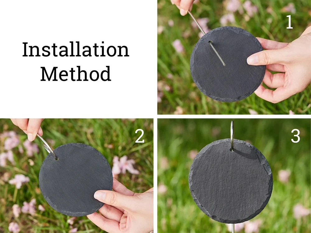Personalized Pet Memorial Garden Slate and Hook, Dog Memorial Gifts Garden ,Slate Plant Sign