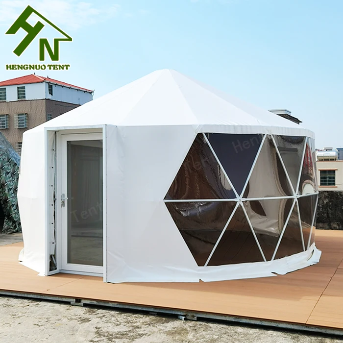 Factory Direct Sell Outdoor Camping Mongolian Yurt House Glamping Tents For Resorts Hotel