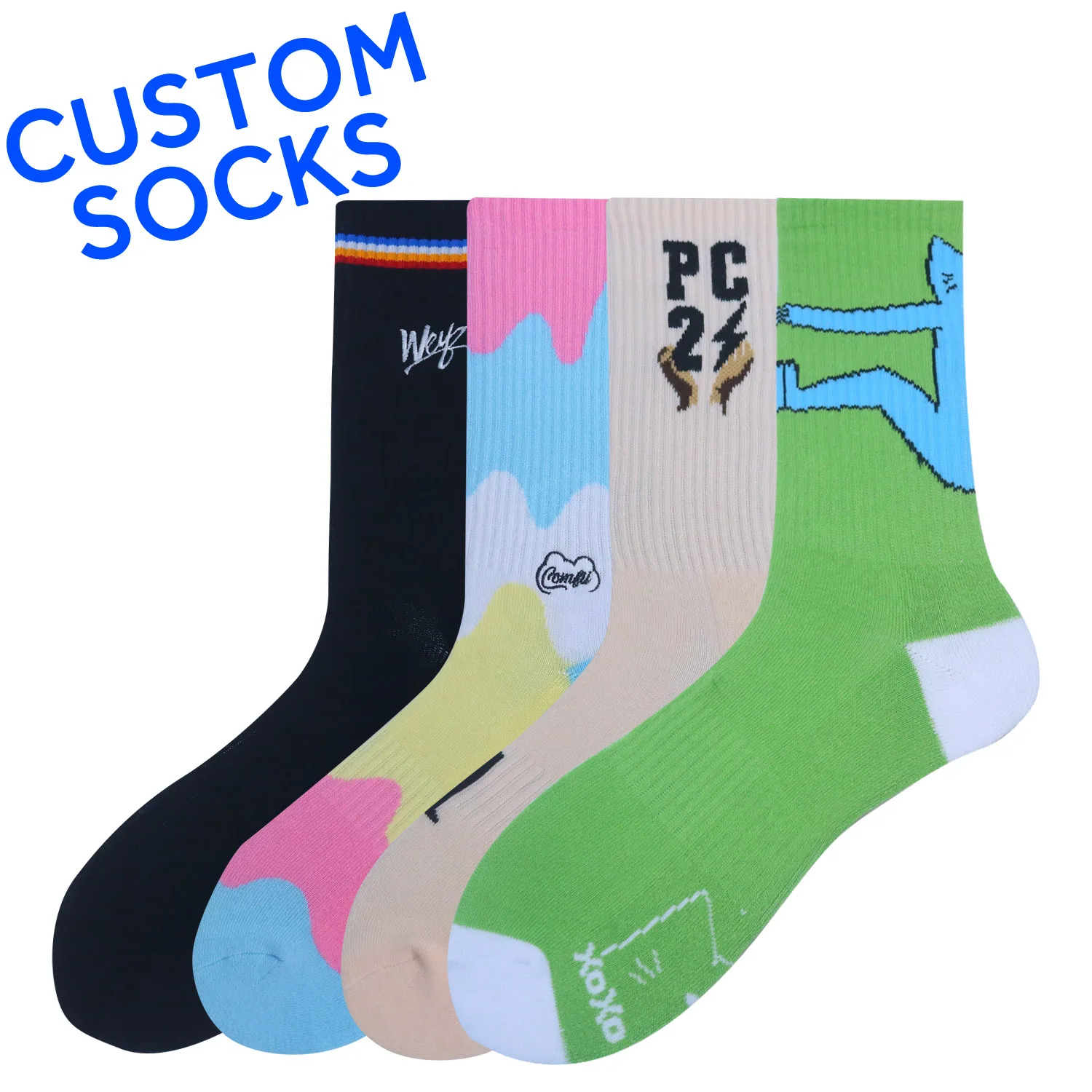 Wholesale Cushion Outdoor Sport Wool Ski Men Hiking Cushion Terry Socks logo cycling terry socks manufacturer