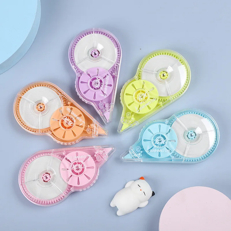 Correction Tape for Student Stationery Factory Directly Sale White Out Macaron color Correction Tape set