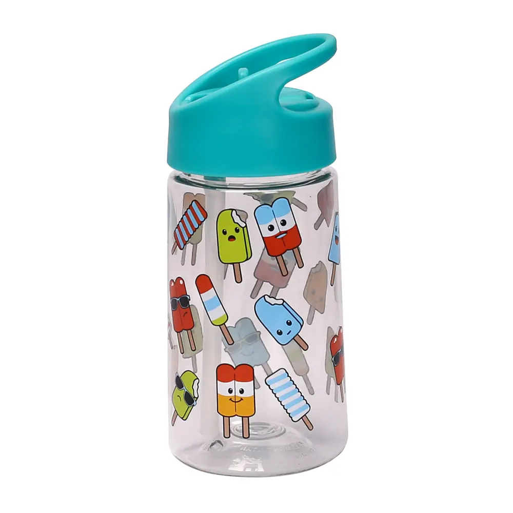 Дешевая Высококачественная пластиковая детская бутылка для воды 360 мл без бисфенола А школьная
