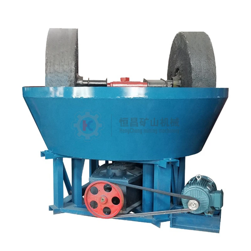 2023 Hot Selling Mining Equipment Stone Grinder Gold Extraction Wet Pan Mill 5 Stamp Jaw Crusher Gold Milling Machine