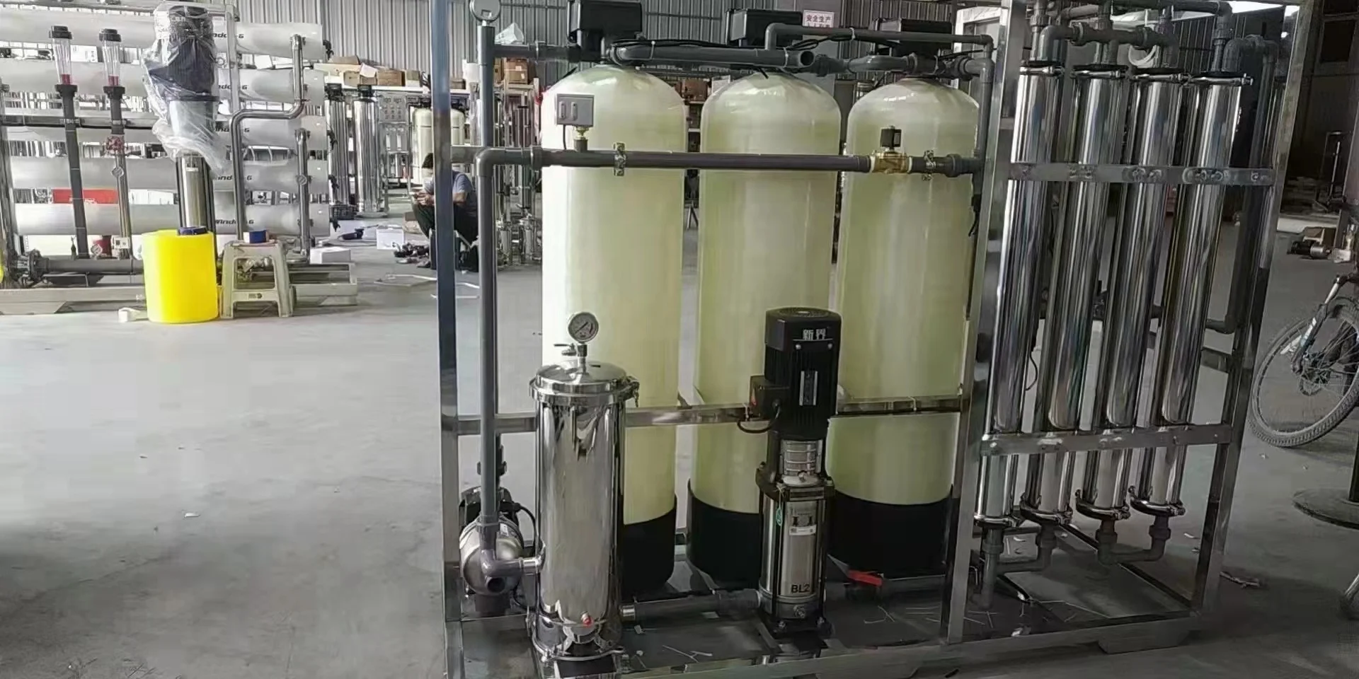 Modular Industrial Water Purification Systems Pure Treatment Water Machine reverse osmosis water system ro filter For Home Use