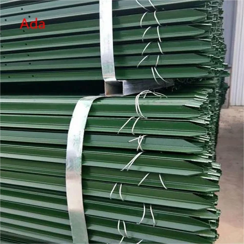 Galvanized Steel Star Picket Y Post with Clips for Field Fence