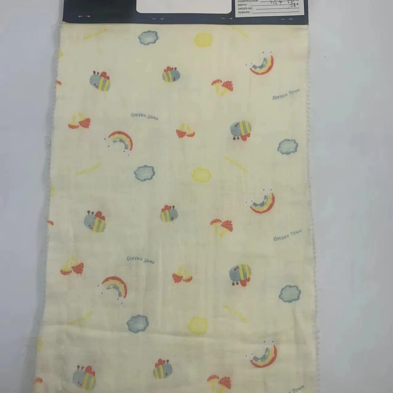 Wholesale Customized Fashion Design Woven 100% Cotton Triple Or Double Layer Printed Fabric