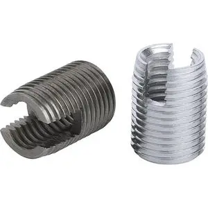 Nimonic 90  self-tapping bushing M4 Thread Insert self-tapping screw sleeve, M4 inner and outer teeth slotted nut