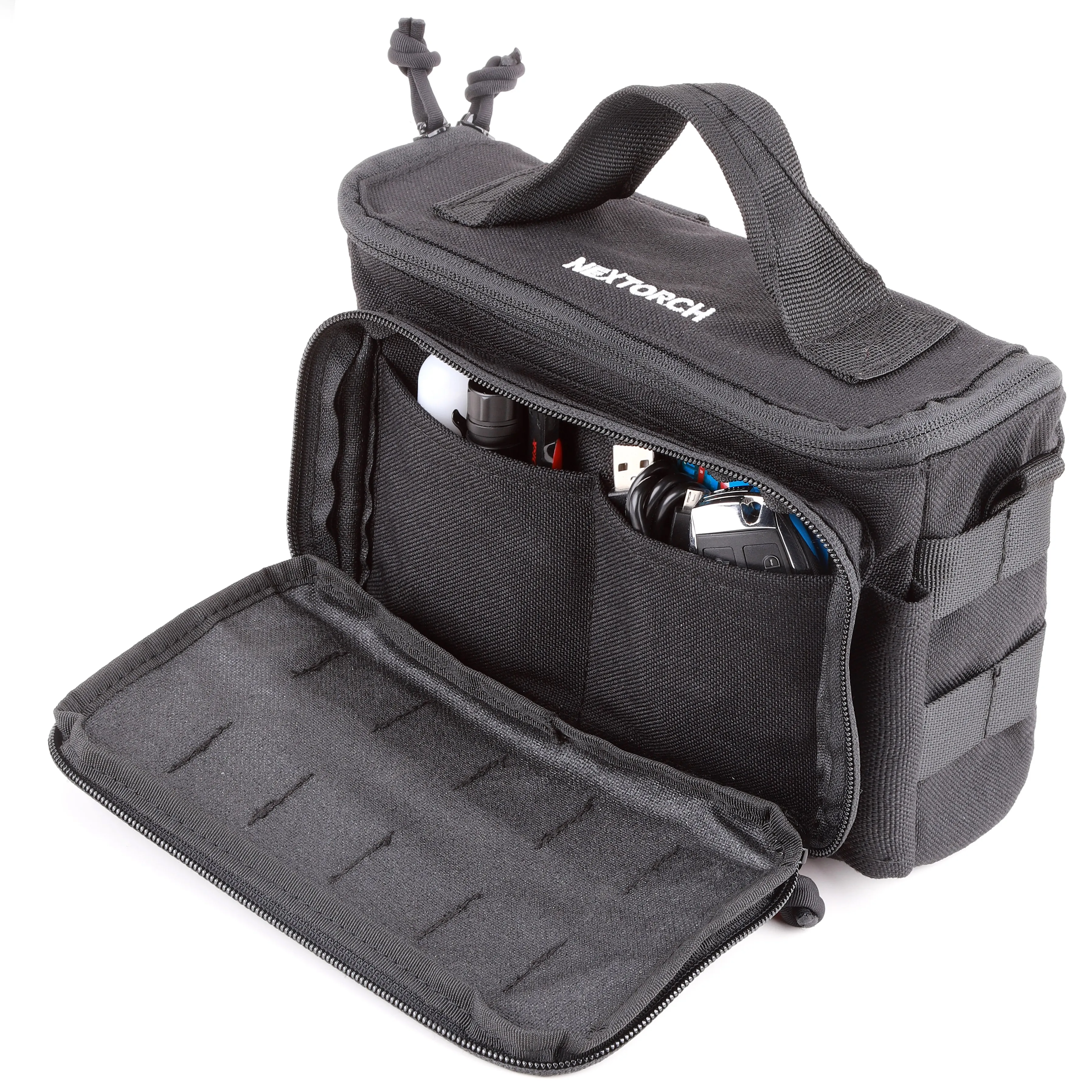 Nextorch V30 nylon equipment bag for flashlight multi-function highly durable portable tactical Molle system