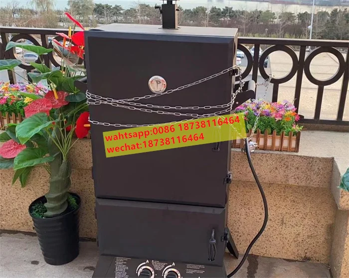 15Kg/batch mini meat sausage smoke oven pork beef cured meat bacon smoker smoked fish machine