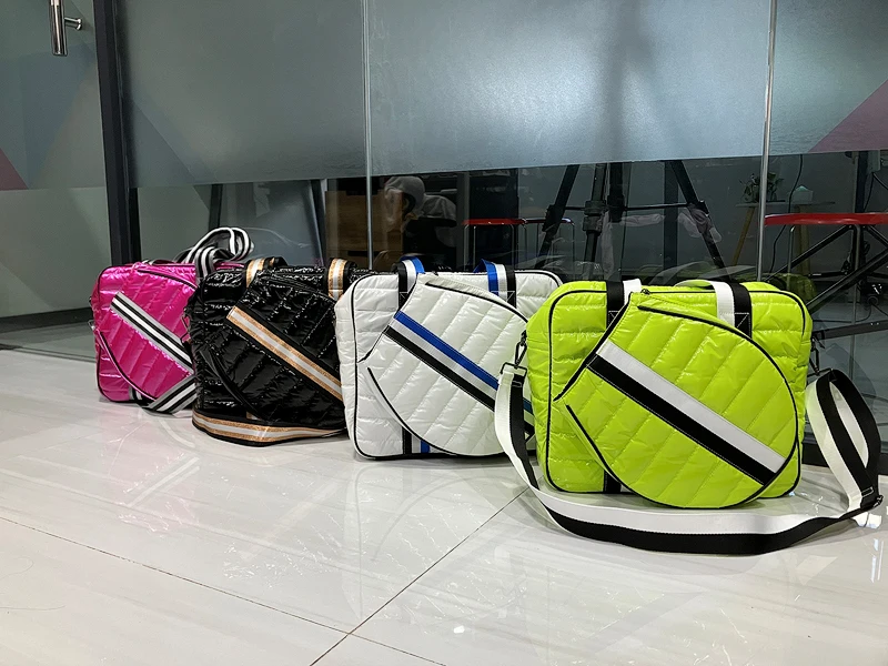 Custom Logo Sports Bag Pack Unisex Green Duffel Women Crossbody Large Puffer Sling Pickleball Paddle Tennis Sport Bags For Gym