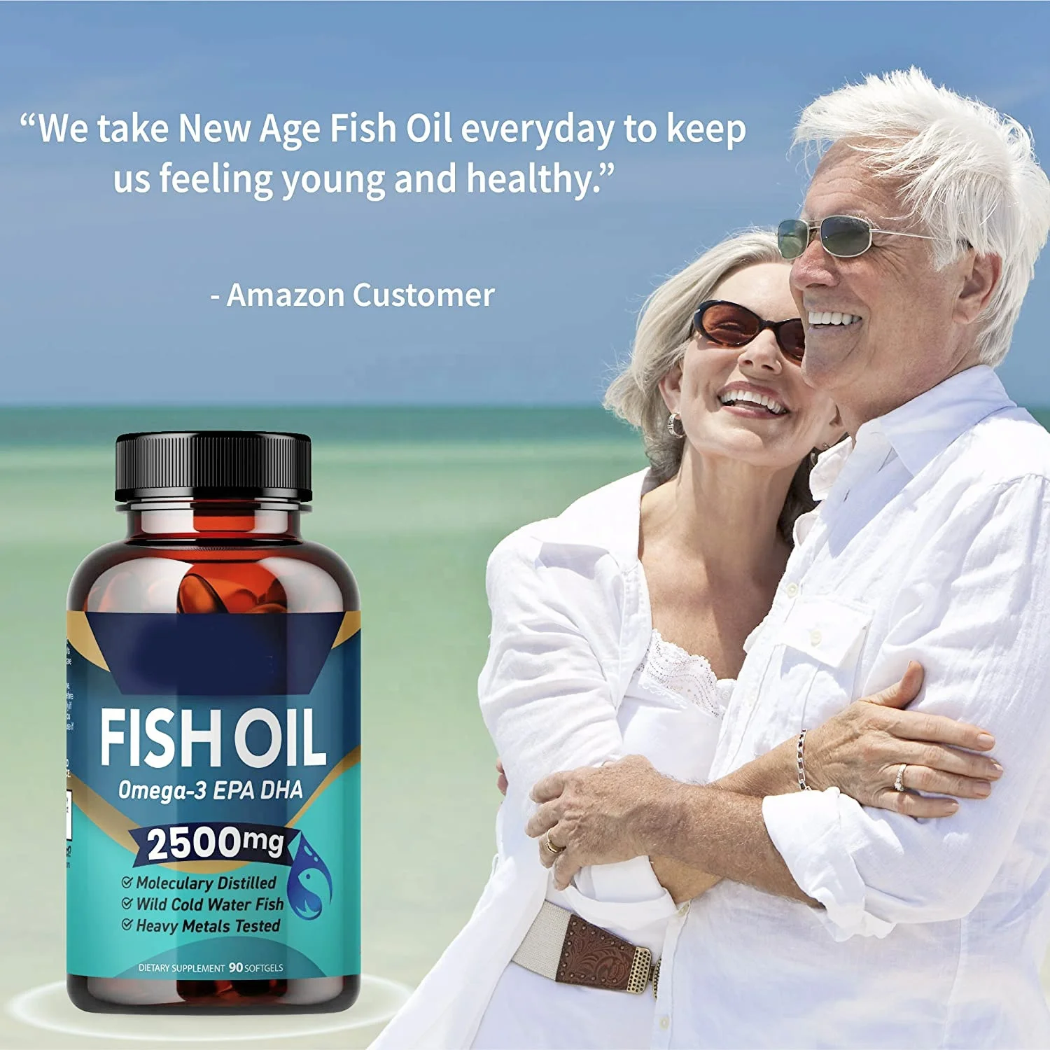 High quality EPA DHA fish oil omega 3 softgel capsule