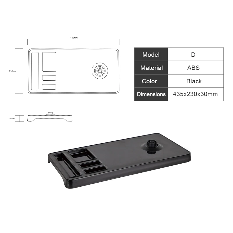 Household/Hotel Guest Room Electric Kettle with Black Tray Set