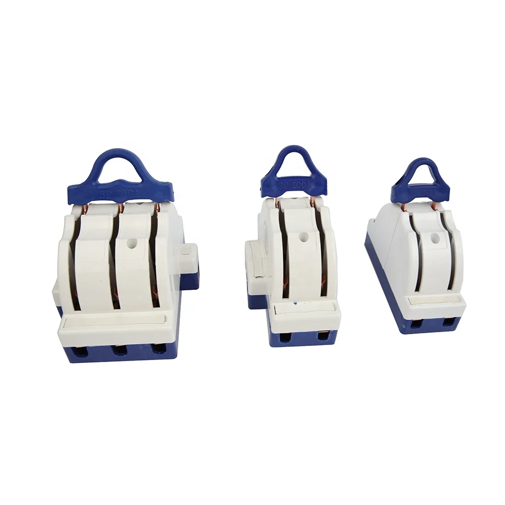 3P 380V White Wave Knife Switch Change Over double throw Switch