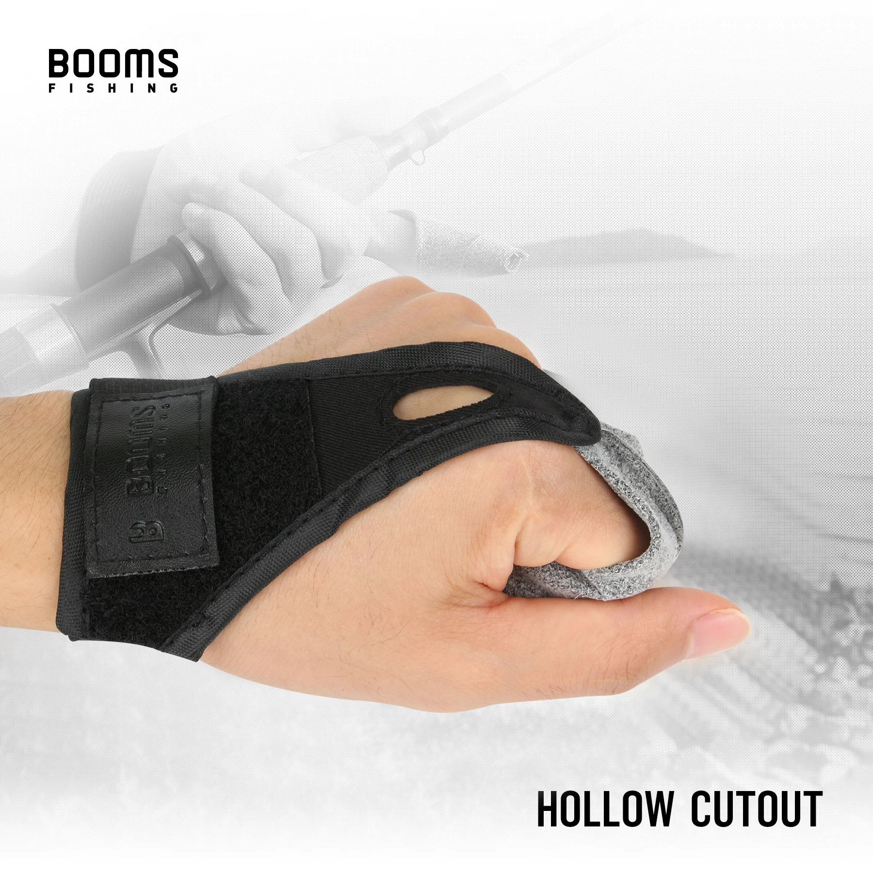 Booms Fishing FG1 рыболовные кастинговые Нескользящие дышащие перчатки с защитой для пальцев ловли