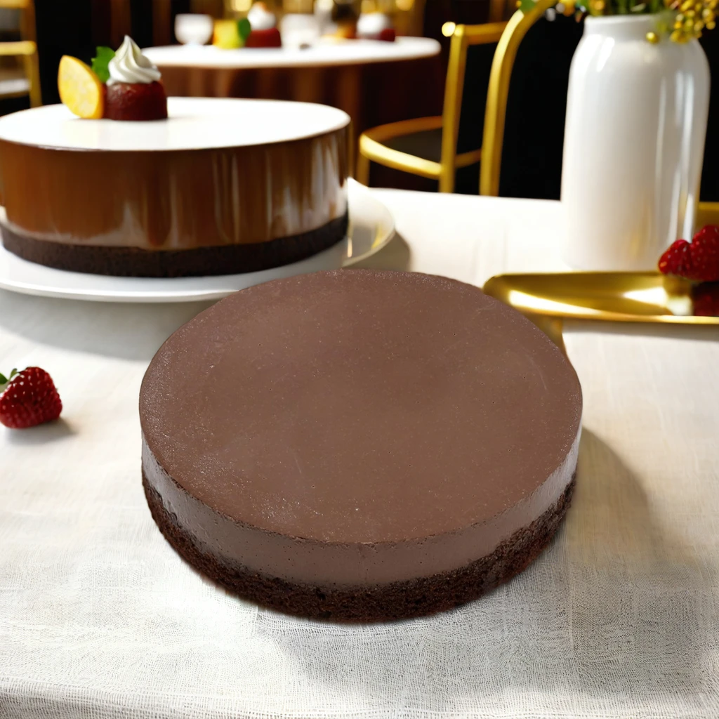 factory outlet 7-inch chocolate brownie cake Round mousse cake Frozen Baking Cake Factory
