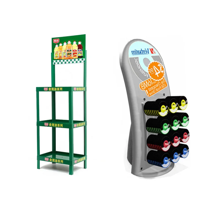 Custom thermoform supermarket display OEM plastic merchandising display stands