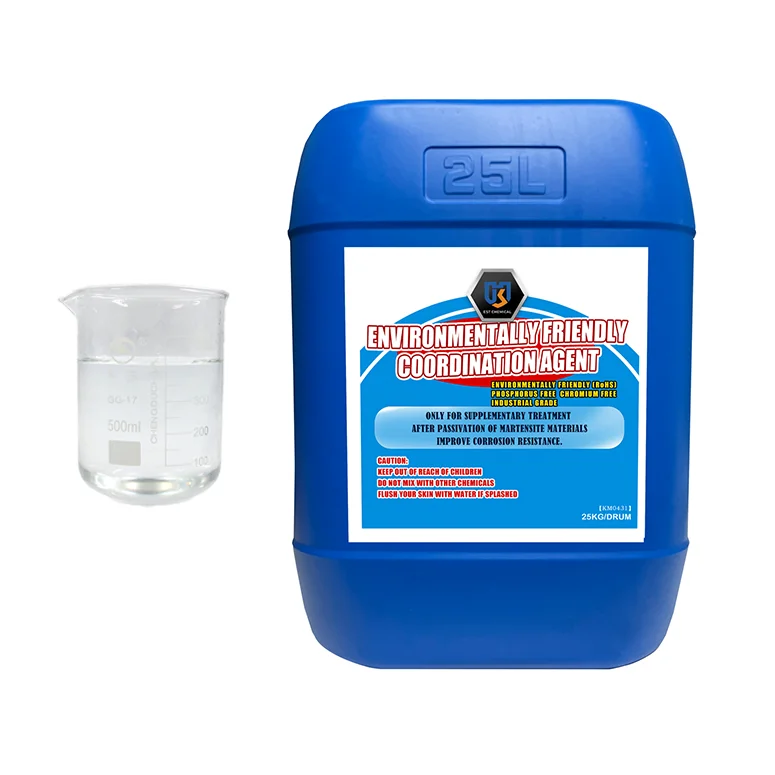 Eco-friendly passivation supplement rust proof chemical anti corrosion coordination agent for martensitic stainless steel